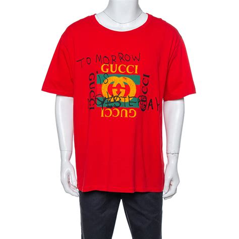 gucci tomorrow is now yesterday t shirt|Gucci polo shirts for men.